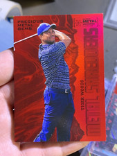 2022 METAL UNIVERSE CHAMPIONS TIGER WOODS PMG PRECIOUS GEMS Red Ruby /100!