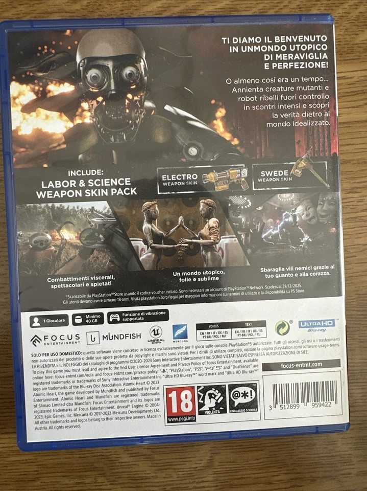 Atomic Heart PS5 USATO ITA, foto 2 di 2