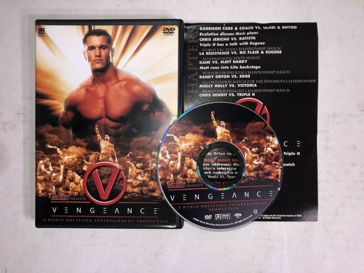 Vengeance (DVD, 2004) Wrestling, Chris Benoit, Triple H