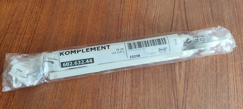 IKEA KOMPLEMENT Ausziehschiene für Körbe, weiß, 35 cm 602.632.44