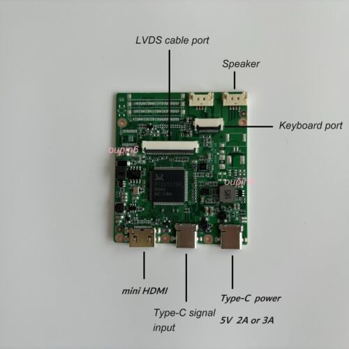 Kit de placa controladora LVDS 2 tipo C mini HDMI para LTN156AT05 1366X768 15,6" LCD - Imagen 4 de 7
