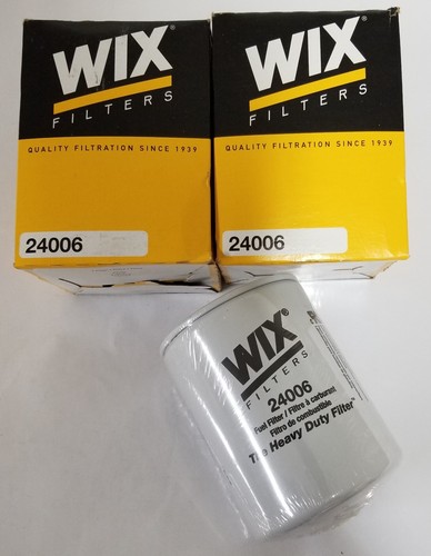 TWO NEW WIX 24006 FUEL FILTERS SEALED AND IN ORIGINAL RETAIL BOX - Picture 1 of 6
