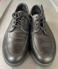 Red Wings Women’s Black Leather Lace-Up Shoes 8944 Size 7D Made in USA