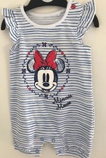 Minnie Mouse 0-3 Months Girls CottonRomper