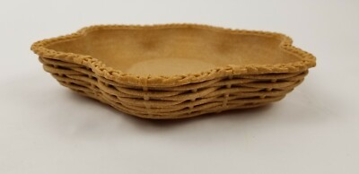Basket Ease/Wicker Ease Basket Bowl Natural Wood in Plastic 10.5'' diameter