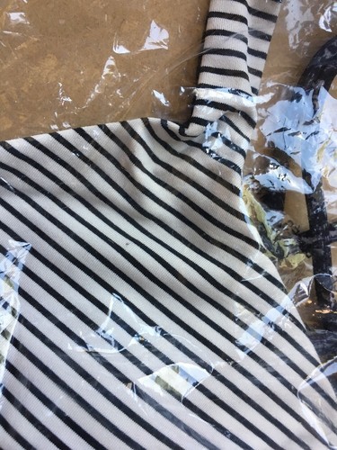 Reggiseno Lululemon Free to be Wild 6 nuovo con etichette crema iper righe Rocky Road - Foto 3 di 5