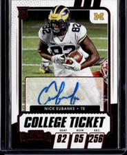 2021 Panini Contenders Draft Picks #265 Nick Eubanks NM/M