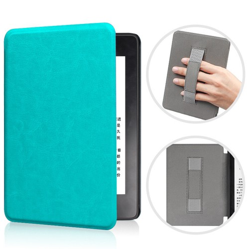 Leder Smart Case Abdeckung mit Handriemen für Amazon Kindle 10. Paperwhite 4/3/2/1 - Bild 18 von 20