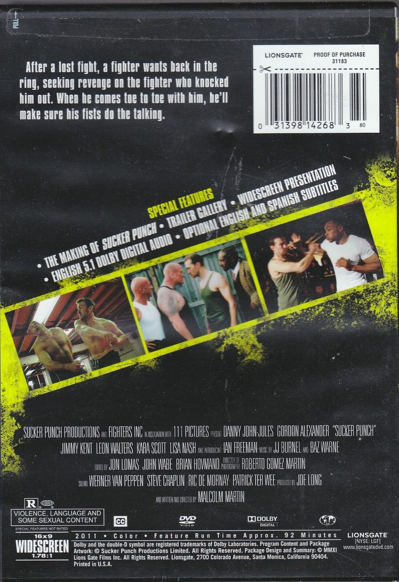 Sucker Punch DVD Tom Hardy, Danny John-Jules, Ian Freeman