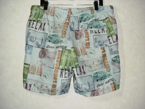 Tommy Bahama Relax Surf Shorts Herren L mehrfarbig Mesh gefüttert Outdoor - Bild 12 von 12