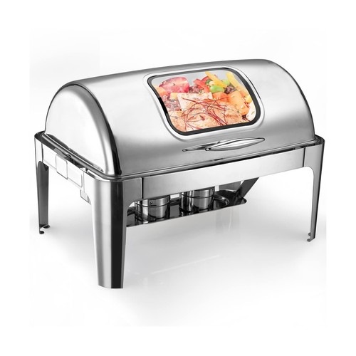 9QT Chafing Dish Buffet Set, Buffet Servers and Warmers With Soft-closing Vis...