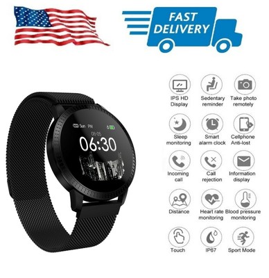 Waterproof Smart Watch For iPhone 11 IOS Android Samsung Galaxy LG Motorola  Moto | eBay