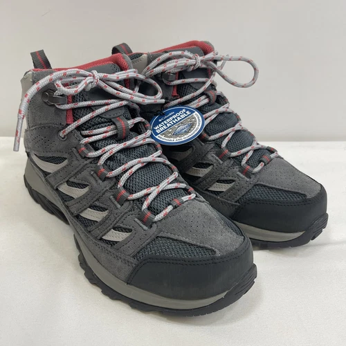 Columbia Crestwood Waterproof Hiking Boots Women's 8 Mid Preppy BL5371-053 NWOB