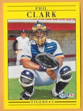 PHIL CLARK DETROIT TIGERS #332 - FLEER NM-MT 1991