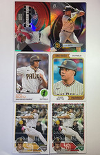 2022 topps chrome update and 2023 topps holiday Juan Soto (15 cards)