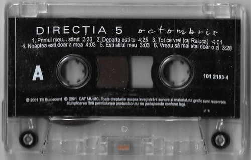 Direcția 5 – Octombrie, Original Cassette, Romanian Version - Picture 2 of 4