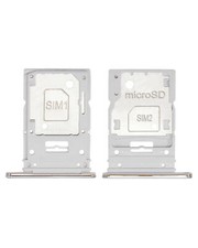 Dual Sim Card Tray Compatible For Samsung Galaxy A53 5G A536 / 2022 White