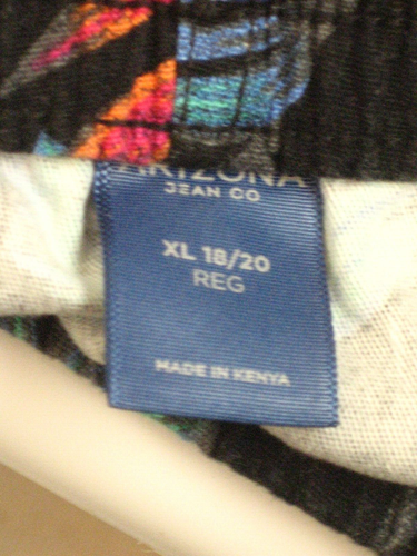 Boys Arizona Jean Co. Aloha Floral Unlined Swim Board Shorts sz XL(18-20)x 11 - Picture 5 of 5