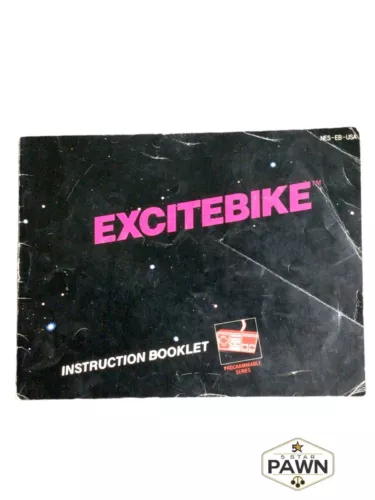Nes - ExciteBike Nintendo Booklet Manual Only No Game or Box 1985 (FVS021861)