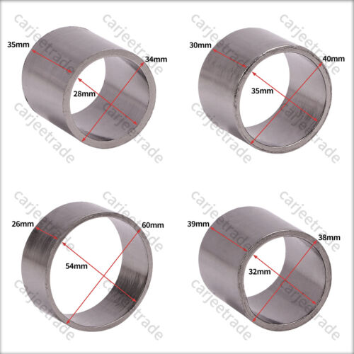 Exhaust Gasket Graphite Seal Ring Muffler Pipe Motorcycle Bike Universal Single - Foto 5 di 8