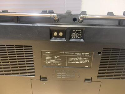 AIWA CS-70 1979年製 ヴィンテージ ラジカセ Aiwa CS-70 Stereo Radio Cassette Recorder Vintage 1979 Japan