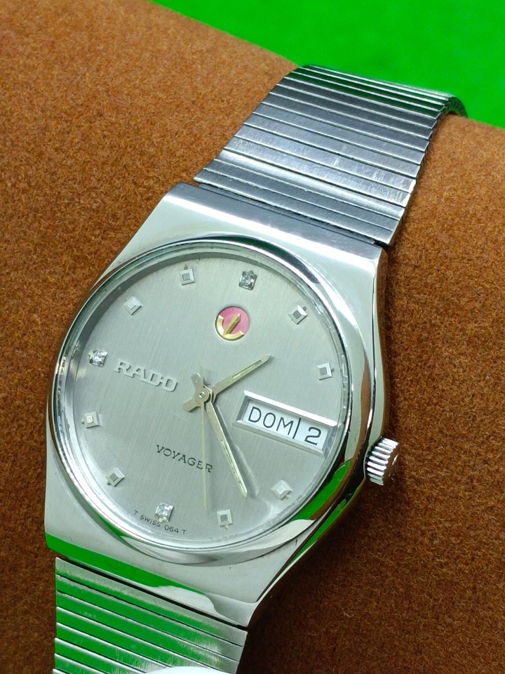Reloj RADO VOYAGER Vintage 17 Joyas Automático Indicador Día/Fecha Foto 2 de 4