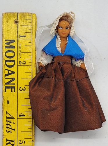 Bavarian German Girl Doll 4.5" - Bild 3 von 5