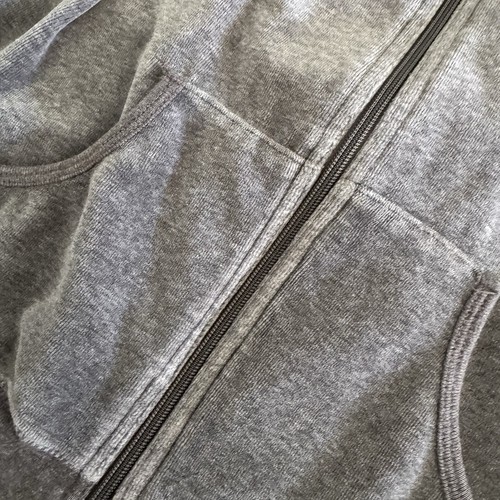 Vintage Y2K S Planet Gold Jogging Outfit Velour Set Tracksuit Gray hoodie pants - Picture 5 of 13