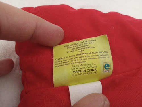 Vintage 15" Scooby-Doo In Red Sleeping Bag, Hanna-Barbera - 第 4/11 張圖片