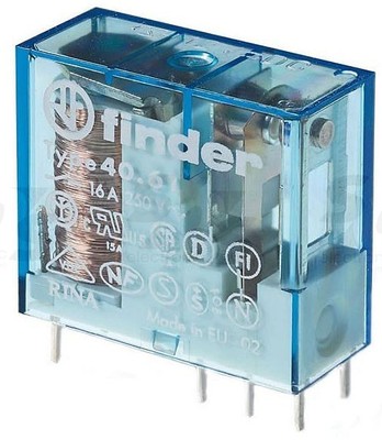 Steck Relais 12V DC 1xUM 16A 40.61.7.012.0000 Finder Print