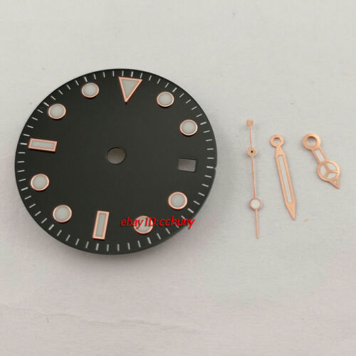 29 mm esfera de reloj estéril manecillas ajuste ETA 2836 2824, NH35,8215 821A DG2813 3804 - Imagen 8 de 14