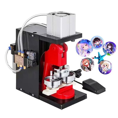 Abzeichenherstellungsmaschine Pneumatische Abzeichenmaschine Button Badge Maker Maschine - Bild 10 von 26