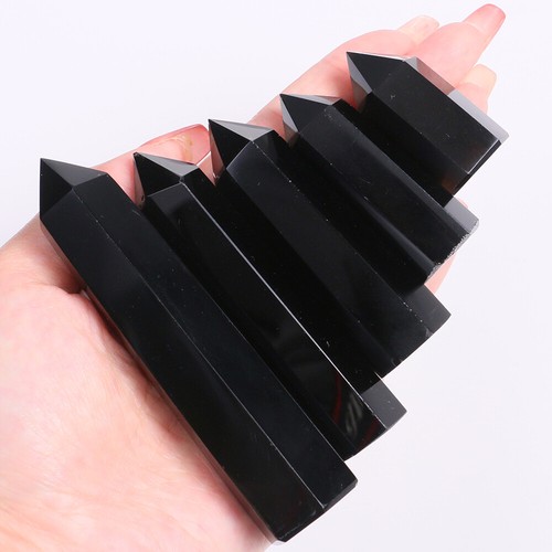 3~10cm Natural Crystal Quartz Point Healing Obelisk Wand Rock Lucky Stone - Picture 151 of 220
