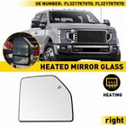 Mirror Glass Upper Passenger Side Heated Right Assembly For 2015-2020 FORD F150