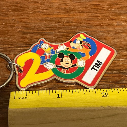 Walt Disney World - 2000 - Llavero Metal - "TIM" - Multicolor - Forma F/G - Imagen 5 de 5