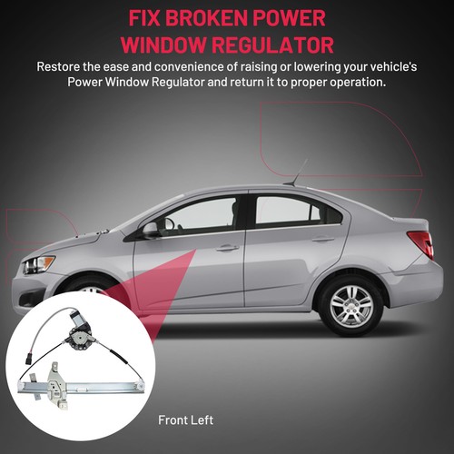 Front Left Power Window Regulator w/ motor For Chevy Impala 2006-2013 748-172 - Picture 4 of 6