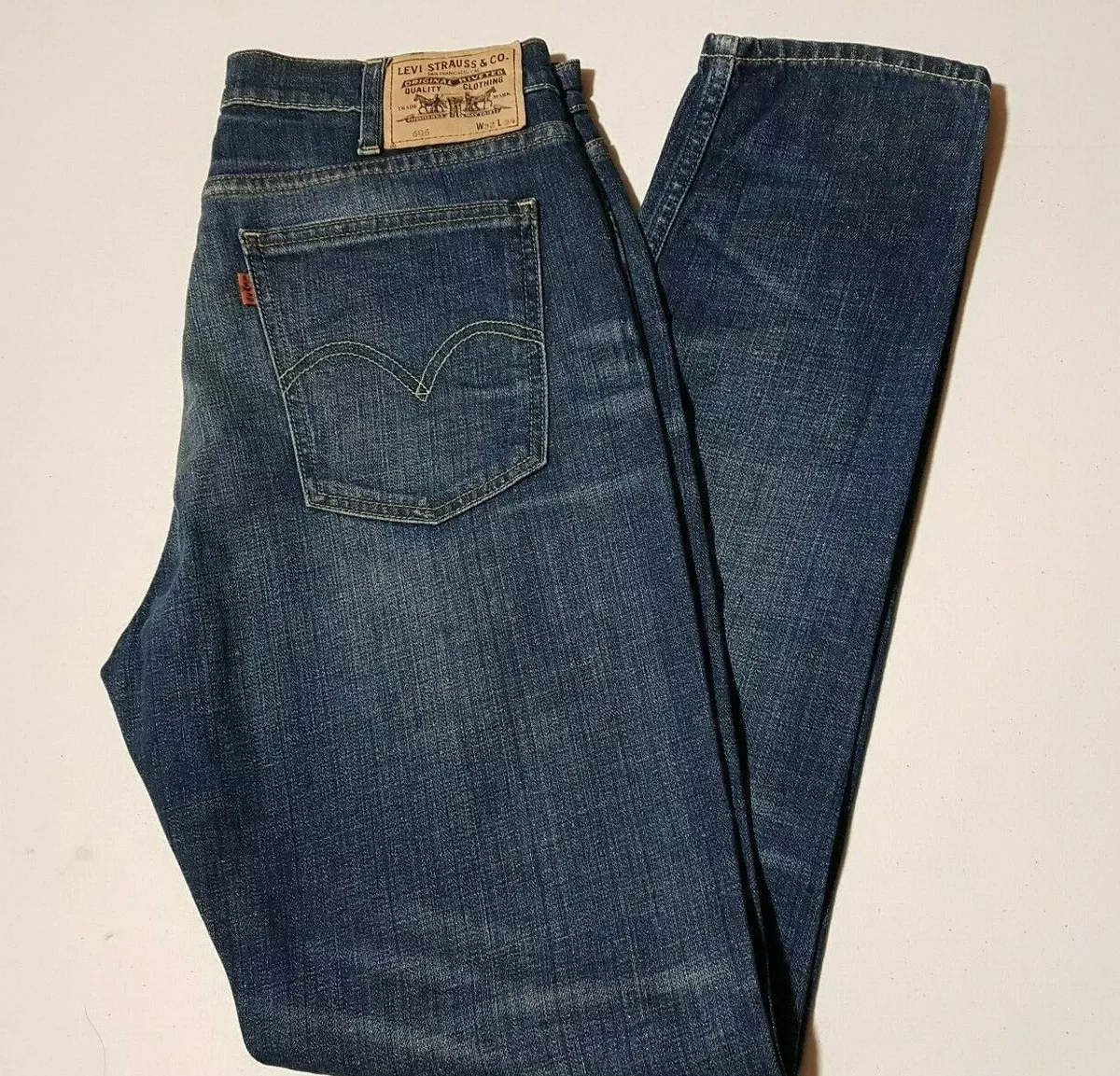 Vintage Clothing Levi's 606 Orange Tab Big E Size 32 X 34(32 x 32 Actual)