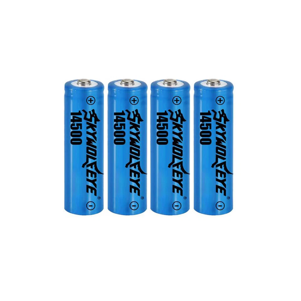 NUEVA 14500 Batería.y 3000mAh Li-ion 3.7V Batería Recargable 14500.y EE. UU. ENVÍO RÁPIDO Foto 2 de 2