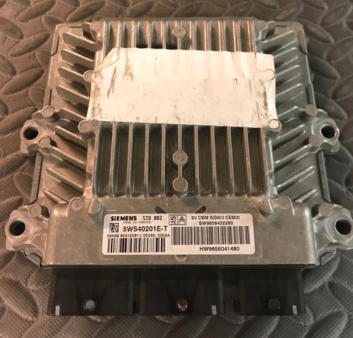 CALCULATEUR MOTEUR SID 803 5WS40201E-T SW9658432280 HW9655041480 DÉCODÉ - Bild 2 von 2