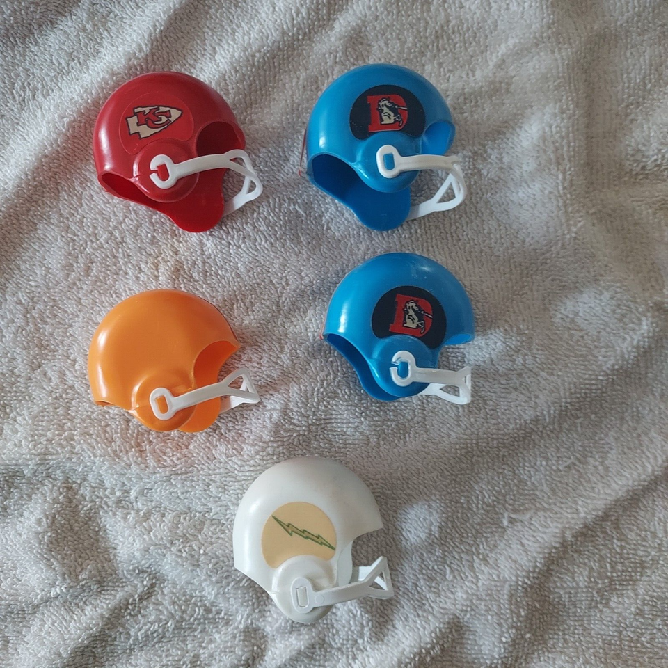 1960s NFL/AFL Mini Gumball Football Helmets Lot (33) Vintage EXEX+