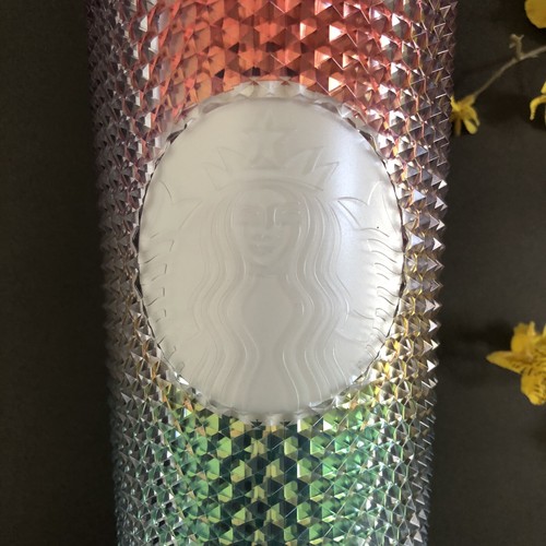 Starbucks 2020 Rainbow Pride tachonado bling vaso de 24 onzas taza fría reutilizable - Imagen 2 de 6