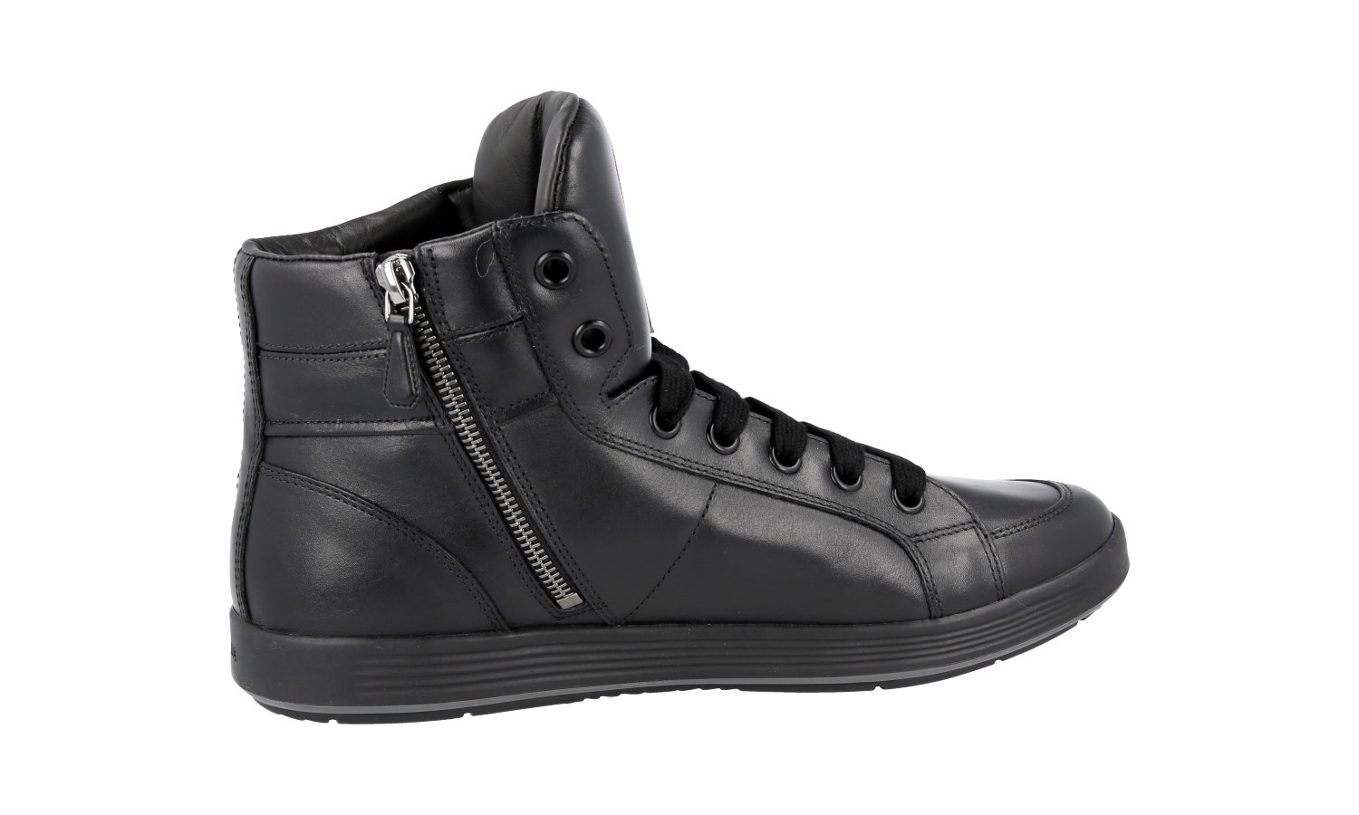Auth PRADA LUSSO HIGH TOP SNEAKERS SCARPE 4T2842 4T2842 4T2842 Nero 10,5 44,5 45 7533dd Auth PRADA LUSSO HIGH TOP SNEAKERS SCARPE 4T2842 4T2842 4T2842 Nero 10,5 44,5 45 7533dd