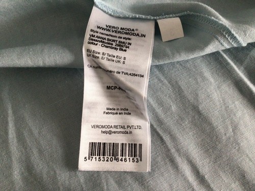 ladies / girls wrap roundskirt size small by vero moda - Picture 6 of 7