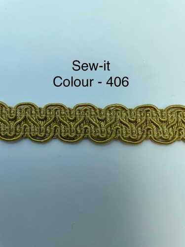 14mm width Furnishing Braid 21 Colours, Upholstery and Crafting Various Lengths - Picture 6 of 25