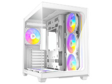 Antec C5 ARGB White, 7 x 120mm ARGB PWM Fans Included, Up to 10 Fans Simultaneou