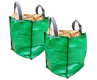 Garden Waste Bag (2 Bags) 120 L Refuse Large Heavy Duty Green Sack Grass Leaves