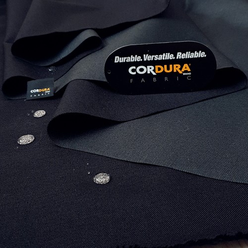 CORDURA® 1000D Nylon66 Waterproof DWR Durable Military tactical Fabric Black 60" - Picture 10 of 12
