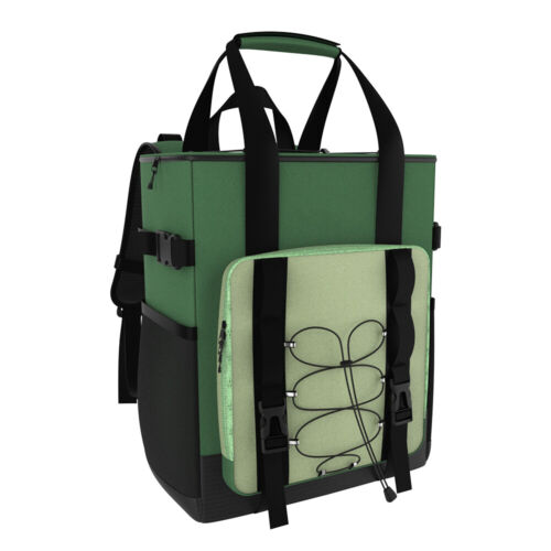 24Cans Backpack Cooler Insulated Leakproof Travel Beach Camping Picnic Lunch Bag - Picture 15 of 15