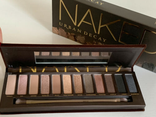 NEW! URBAN DECAY NAKED 12 MATTE SHIMMER SATIN SPARKLE EYESHADOW PALETTE W/ BRUSH - Picture 3 of 6