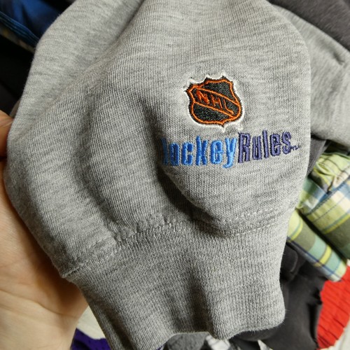 Sudadera con Capucha DE COLECCIÓN Minnesota Wild Hockey Rules Adulto XL Gris Bordado Con Capucha - Imagen 9 de 9